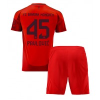 Bayern Munich Aleksandar Pavlovic #45 Hjemmedraktsett Barn 2024-25 Kortermet (+ Korte bukser)